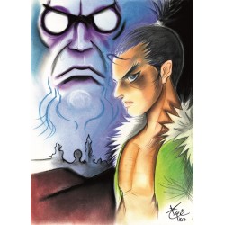 OFFERT pour tout achat de cette affiche, le volume 1 de "Soichiro, le fils des Titans" de KANAA !